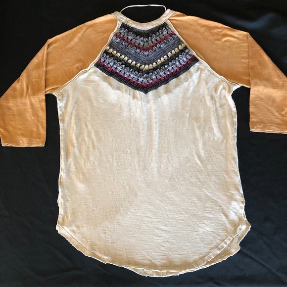 Free People Spring Bound Long Sleeve Top Sz XL - Picture 6 of 10